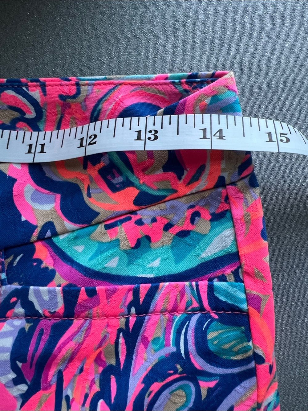 Lilly Pulitzer | Pink, Blue & Teal Paisley Straight-Leg Pants #12816 Size 0 - Picture 11 of 16